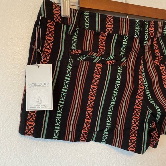 Volcom Boho Frochickie Colorful Aztec Low Rise Vacation Beach Cotton Short Jr 5 - Picture 5 of 11